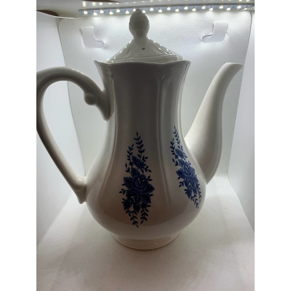 Vintage Mayhill Federalist Ironstone Coffee Pot with Lid - Retired - Picture 1 of 6